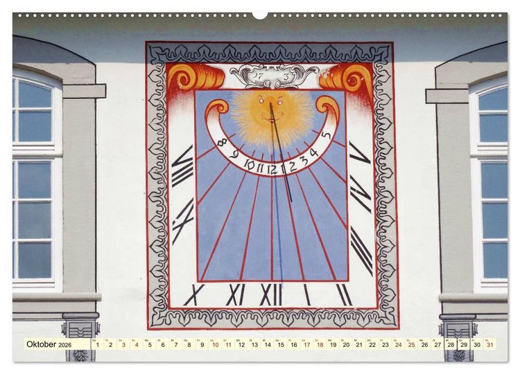 Produktbild: Sonnenuhren - Sonnenstunden (hochwertiger Premium Wandkalender 2026 DIN A2 quer), Kunstdruck in Hochglanz