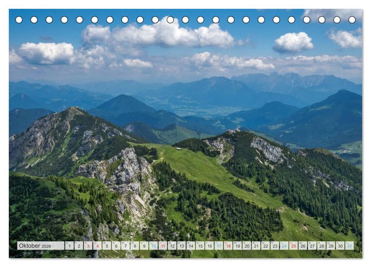 Produktbild: Sehnsuchtsziel Berge - Unterwegs in den Bergwelt rund um M&uuml;nchen (Tischkalender 2026 DIN A5 quer), CALVENDO Monatskalender