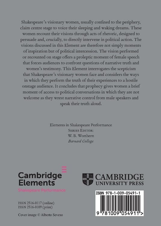 Produktbild: Shakespeare's Visionary Women