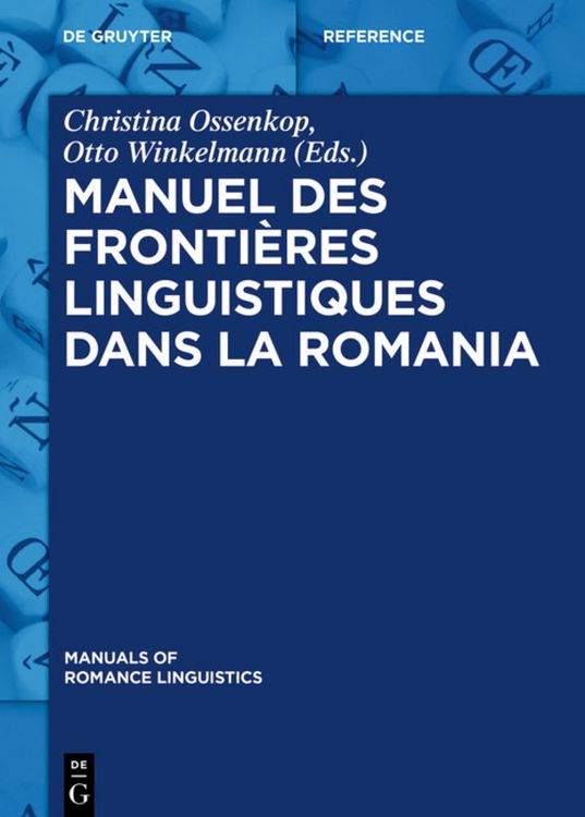 Produktbild: Manuel des fronti&egrave;res linguistiques dans la Romania