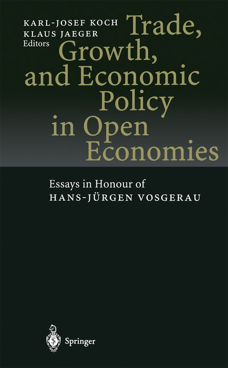 Produktbild: Trade, Growth, and Economic Policy in Open Economies