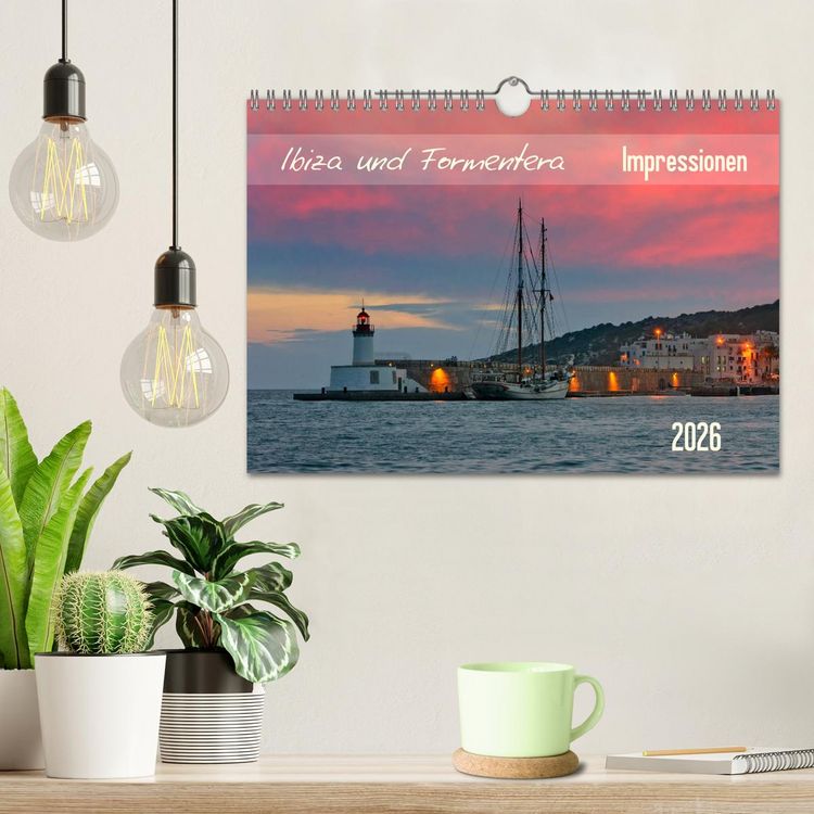 Produktbild: Ibiza und Formentera Impressionen (Wandkalender 2026 DIN A4 quer), CALVENDO Monatskalender