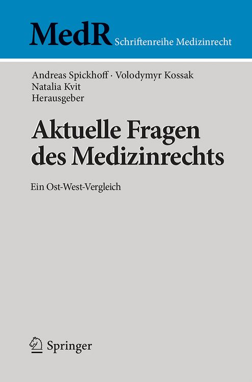 Produktbild: Aktuelle Fragen des Medizinrechts