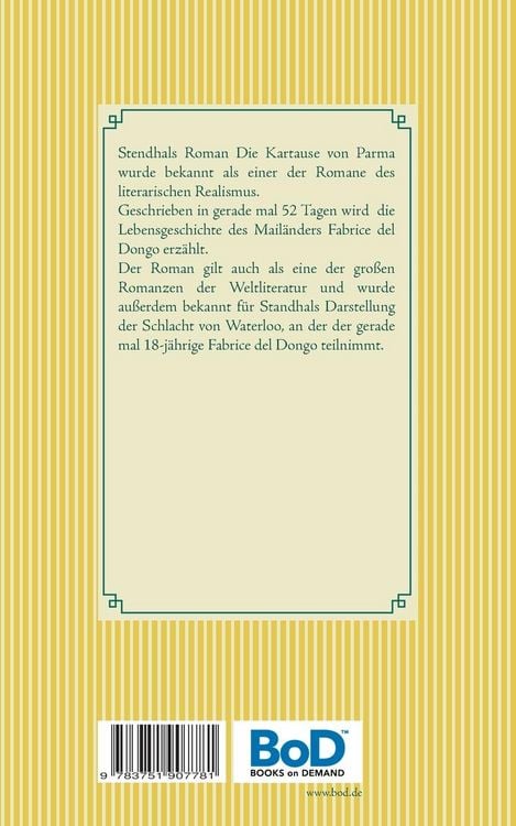 Produktbild: Die Kartause von Parma