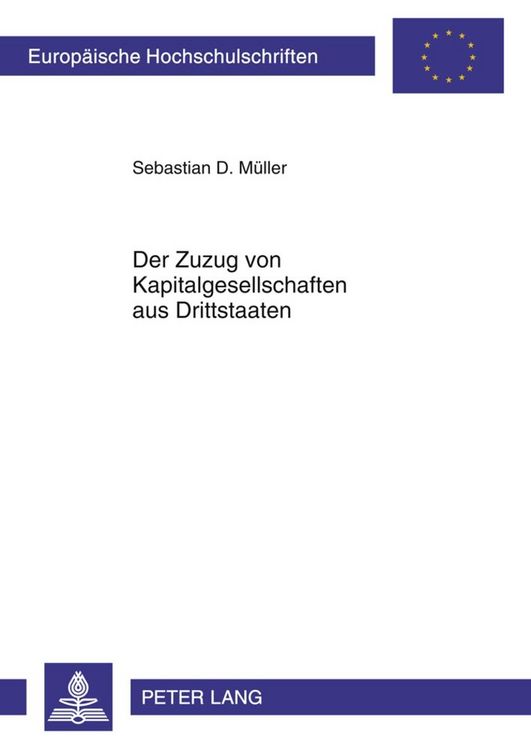 Produktbild: Der Zuzug von Kapitalgesellschaften aus Drittstaaten