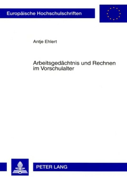 Produktbild: Arbeitsged&auml;chtnis und Rechnen im Vorschulalter