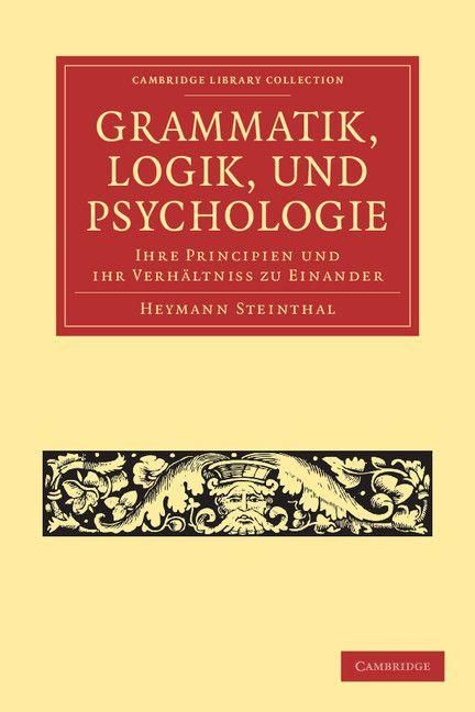 Produktbild: Grammatik, Logik, Und Psychologie