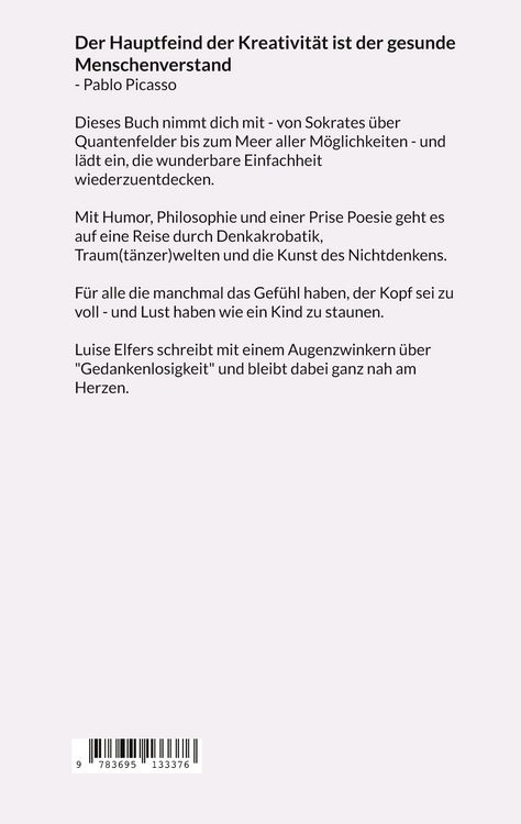 Produktbild: Die Kunst des Nichtdenkens