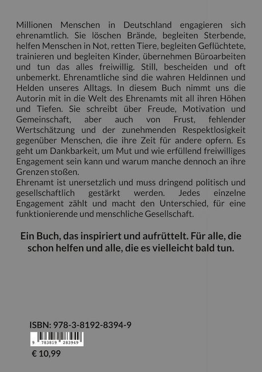 Produktbild: Ehrenamt - Die Realit&auml;t zwischen Freude und Frust