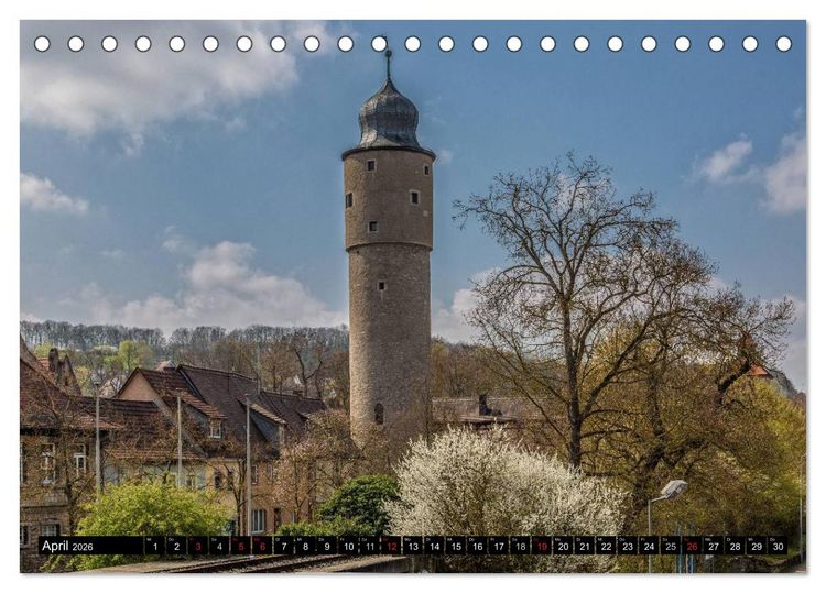 Produktbild: Ochsenfurt im S&uuml;den des Maindreiecks (Tischkalender 2026 DIN A5 quer), CALVENDO Monatskalender