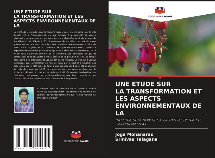 Produktbild: UNE ETUDE SUR LA TRANSFORMATION ET LES ASPECTS ENVIRONNEMENTAUX DE LA