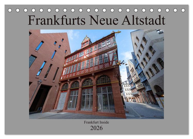 Produktbild: Frankfurts Neue Altstadt (Tischkalender 2026 DIN A5 quer), CALVENDO Monatskalender