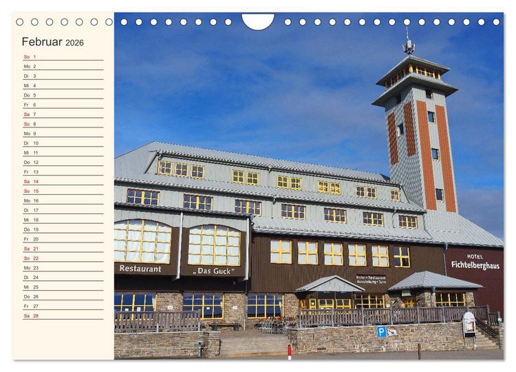 Produktbild: Vom Erzgebirge bis Neuseenland - Impressionen aus Sachsen (Wandkalender 2026 DIN A4 quer), CALVENDO Monatskalender