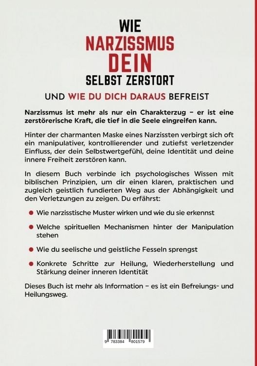 Produktbild: Wie Narzissmus Dein Selbst zerst&ouml;rt