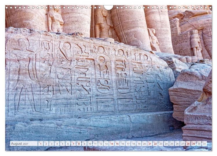 Produktbild: Monumente der Ewigkeit - von Wesiren bis zu C&auml;saren in &Auml;gypten (Wandkalender 2027 DIN A3 quer), CALVENDO Monatskalender