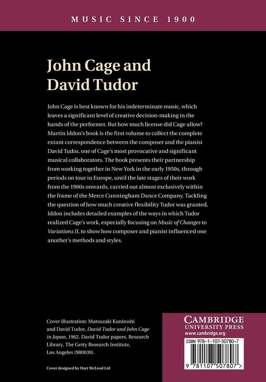 Produktbild: John Cage and David Tudor