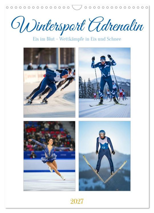 Produktbild: Wintersport Adrenalin (Wandkalender 2027 DIN A3 hoch), CALVENDO Monatskalender