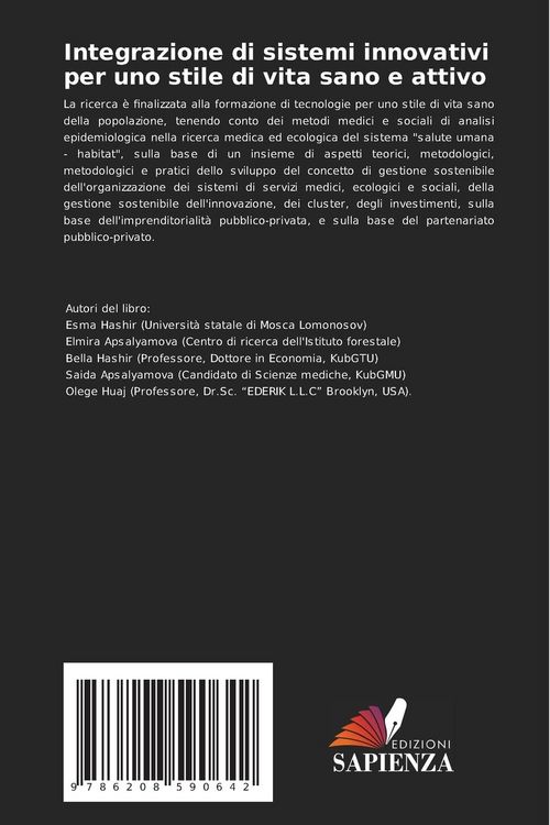 Produktbild: Integrazione di sistemi innovativi per uno stile di vita sano e attivo