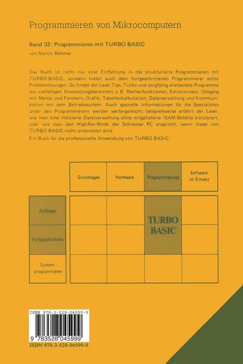 Produktbild: Programmieren mit TURBO BASIC