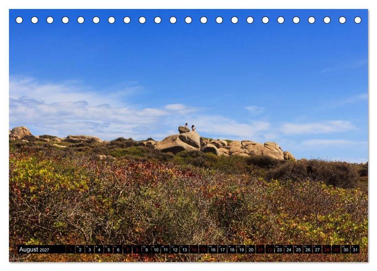 Produktbild: Faszination Sardinien (Tischkalender 2027 DIN A5 quer), CALVENDO Monatskalender