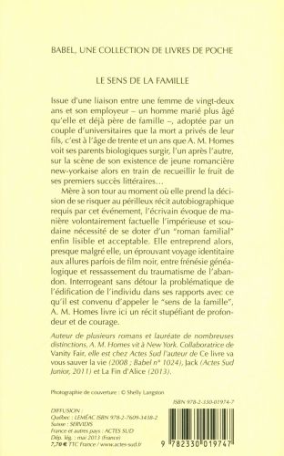 Produktbild: Le sens de la famille : r&eacute;cit autobiographique
