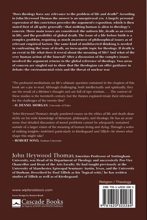 Produktbild: Theology and Issues of Life and Death