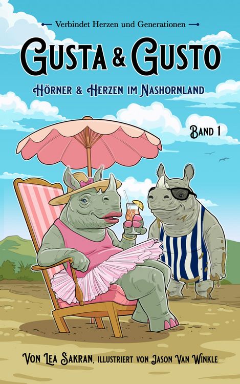 Produktbild: Gusta & Gusto - H&ouml;rner & Herzen im Nashornland, Band 1