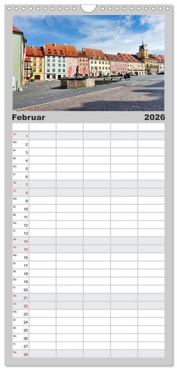 Produktbild: Familienplaner 2026 - Sch&ouml;nes Tschechien - Eine Rundreise mit 5 Spalten (Wandkalender, 21 x 45 cm) CALVENDO