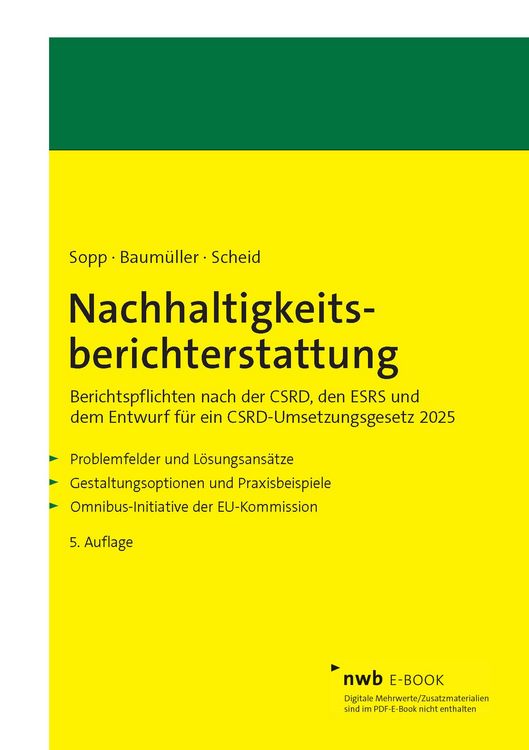 Produktbild: Nachhaltigkeitsberichterstattung