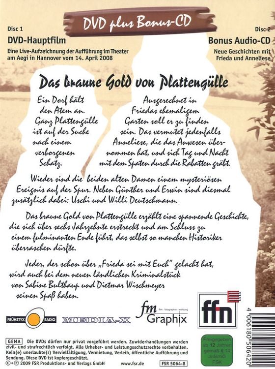 Produktbild: Frieda & Anneliese - Das braune Gold von Platteng&uuml;lle (+ CD)