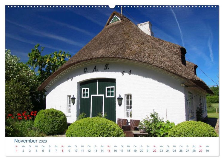 Produktbild: Sieseby 2026. Idyllisches Fl&auml;chendenkmal an der Schlei (Wandkalender 2026 DIN A2 quer), CALVENDO Monatskalender