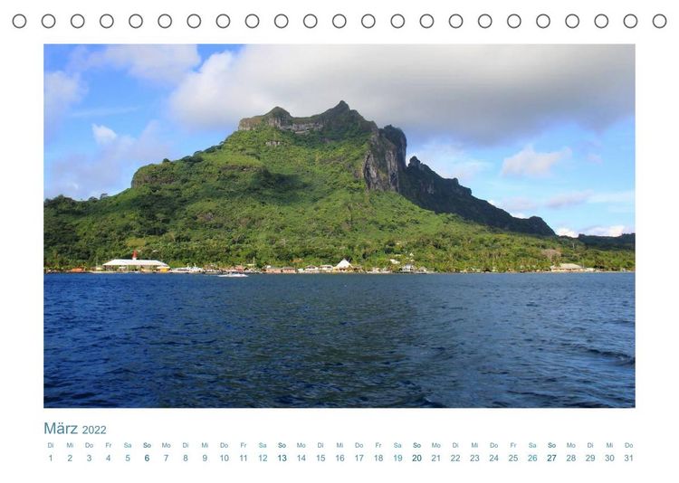 Produktbild: Katamaran-Tour &ndash; Lagunen der S&uuml;dsee (Tischkalender 2022 DIN A5 quer)