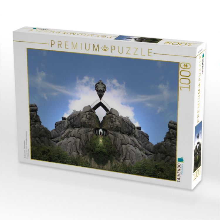 Produktbild: CALVENDO Puzzle Anderswelt - Externsteine | 1000 Teile Lege-Gr&ouml;&szlig;e 64x48cm Foto-Puzzle f&uuml;r gl&uuml;ckliche Stunden