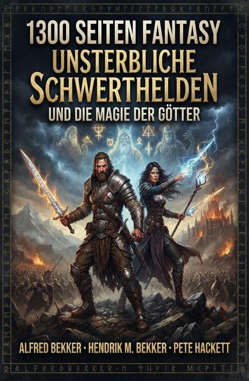 Produktbild: 1300 Seiten Fantasy: Unsterbliche Schwerthelden und die Magie der G&ouml;tter