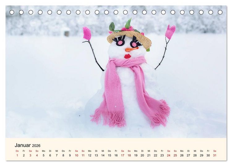 Produktbild: Die Jahreszeiten. Magie des Wandels (Tischkalender 2026 DIN A5 quer), CALVENDO Monatskalender