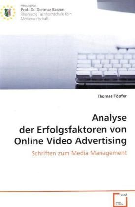 Produktbild: T&ouml;pfer Thomas: Analyse der Erfolgsfaktoren von Online Video