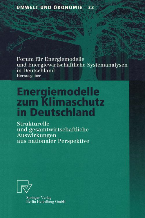 Produktbild: Energiemodelle zum Klimaschutz in Deutschland