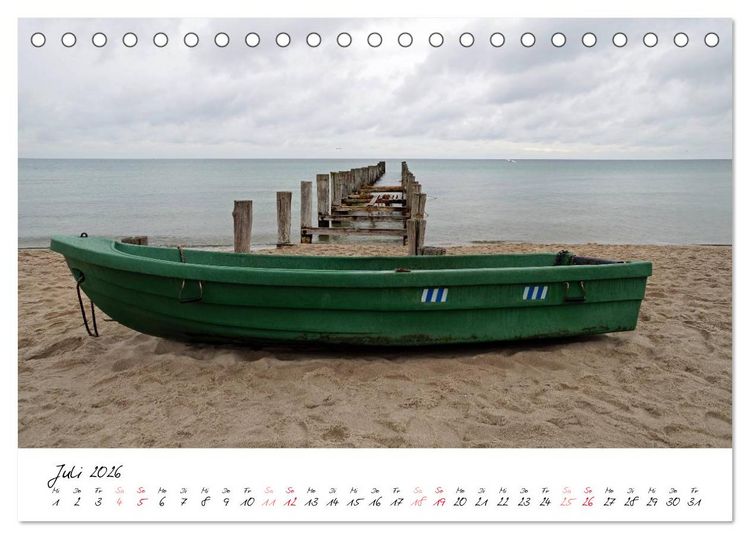 Produktbild: Ostsee-Strand (Tischkalender 2026 DIN A5 quer), CALVENDO Monatskalender