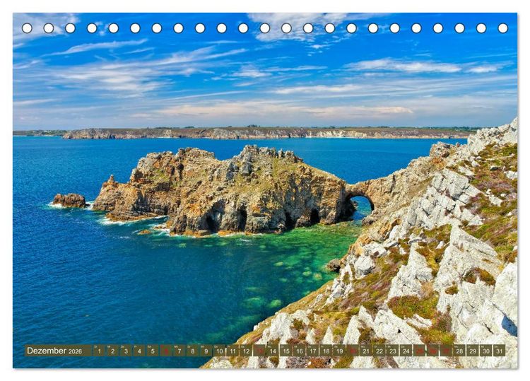 Produktbild: Crozon - Faszinierende Halbinsel im Westen der Bretagne (Tischkalender 2026 DIN A5 quer), CALVENDO Monatskalender