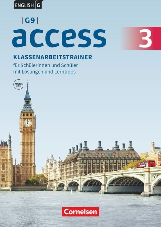Produktbild: English G Access - G9 - Band 3: 7. Schuljahr - Klassenarbeitstrainer mit Audios und Lösungen online