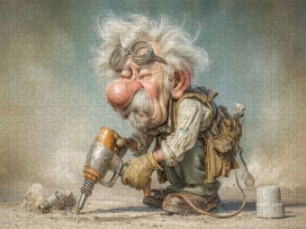 Produktbild: CALVENDO Puzzle Ein Motiv aus dem Kalender Arbeiten bis der Rolator Funkt! | 1000 Teile Lege-Gr&ouml;&szlig;e 64x48cm Foto-Puzzle f&uuml;r gl&uuml;ckliche Stunden