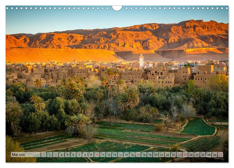 Produktbild: Marokko: Marrakesch, Atlas, Sahara, F&egrave;s (Wandkalender 2026 DIN A3 quer), CALVENDO Monatskalender