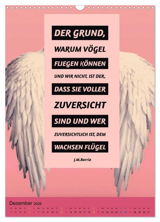 Produktbild: Aktiviere Deine Motivation Weisheiten und Spr&uuml;che (Wandkalender 2026 DIN A3 hoch), CALVENDO Monatskalender