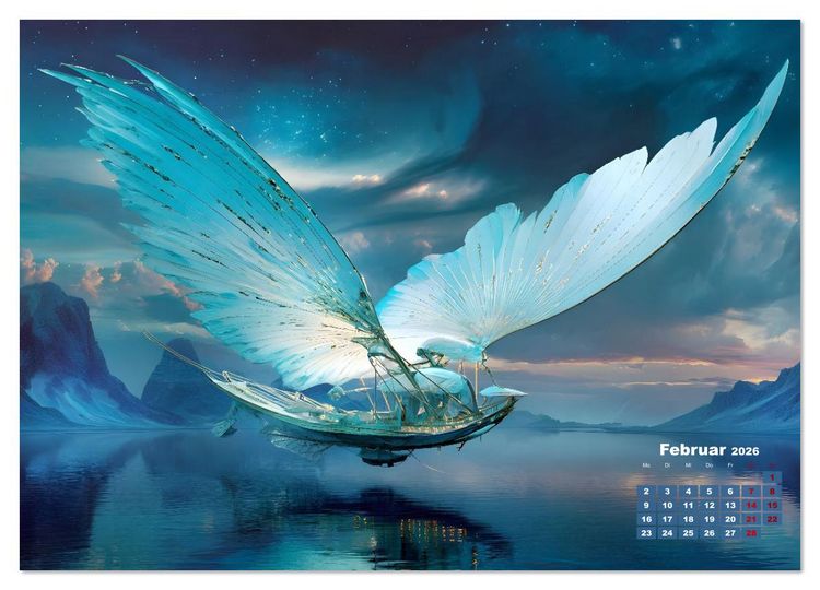 Produktbild: Aerospira (Wandkalender 2026 DIN A4 quer), CALVENDO Monatskalender