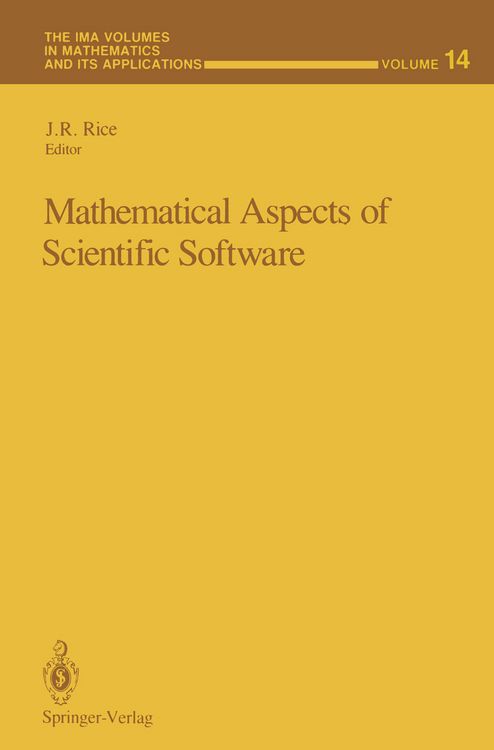 Produktbild: Mathematical Aspects of Scientific Software