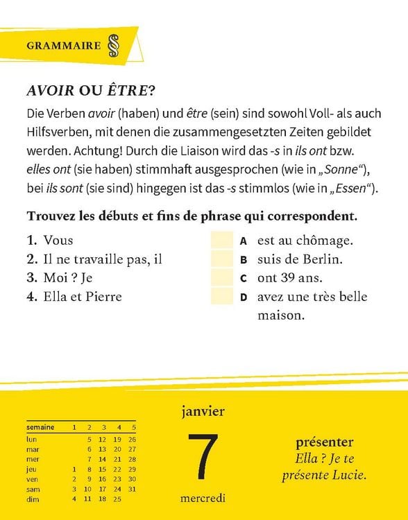 Produktbild: Langenscheidt Sprachkalender Französisch 2026