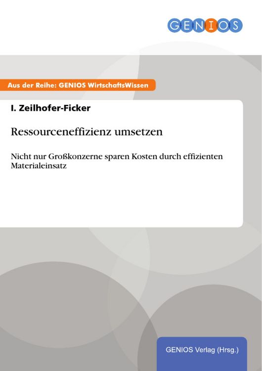 Produktbild: Ressourceneffizienz umsetzen