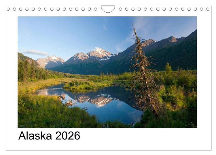 Produktbild: Alaska 2026 (Wandkalender 2026 DIN A4 quer), CALVENDO Monatskalender