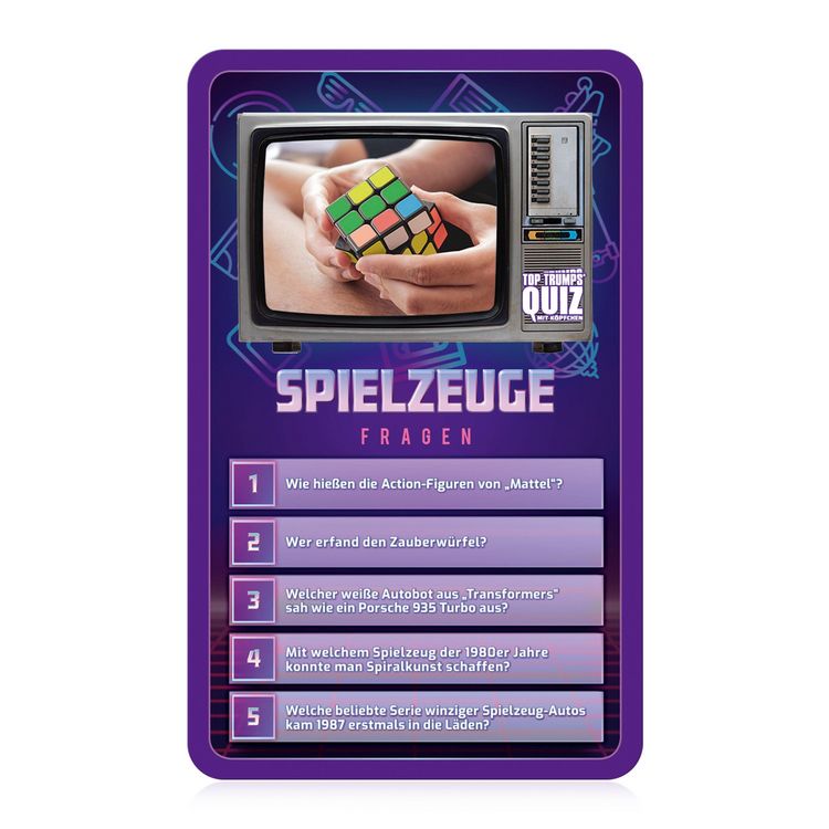 Produktbild: Top Trumps Quiz 80er