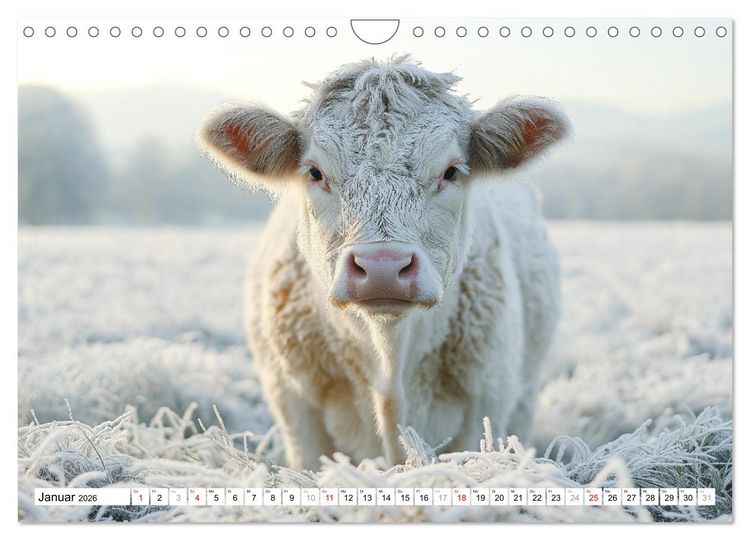 Produktbild: K&Uuml;HE AUF DER ALM &ndash; Der Kalender aus Bayern (Wandkalender 2026 DIN A4 quer), CALVENDO Monatskalender